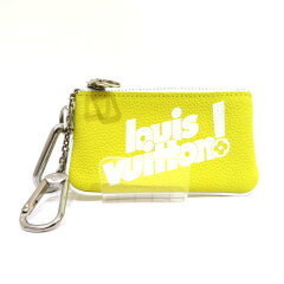 Louis Vuitton LV Pochette Fall Winter Coin Yellow Key Ring - Picture 1 of 9